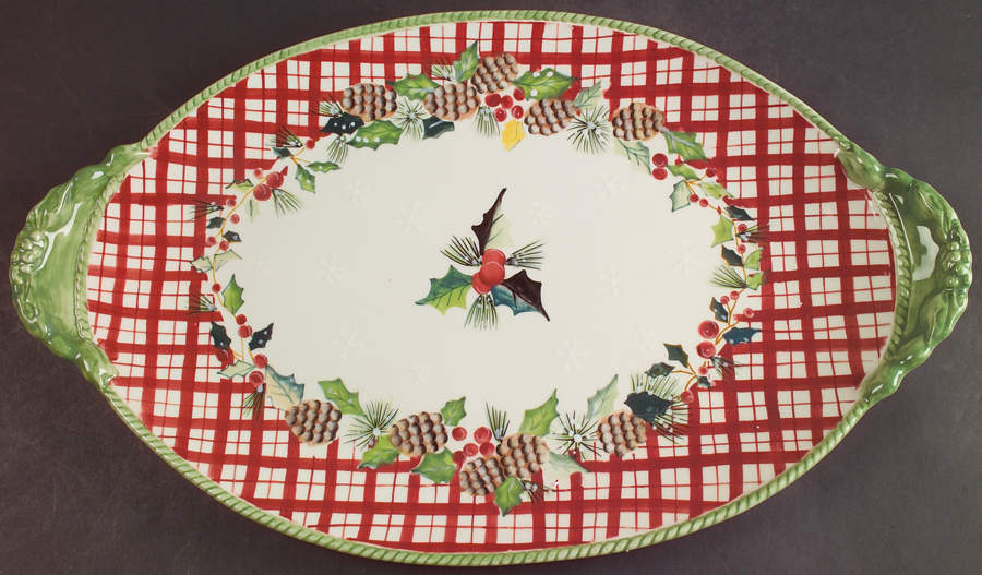 Winterland 18" Oval Serving Platter by Tracy Porter-1