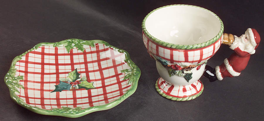 Winterland Milk & Cookie Set (Cookie Plate & Sculpted Mug) by Tracy Porter-1