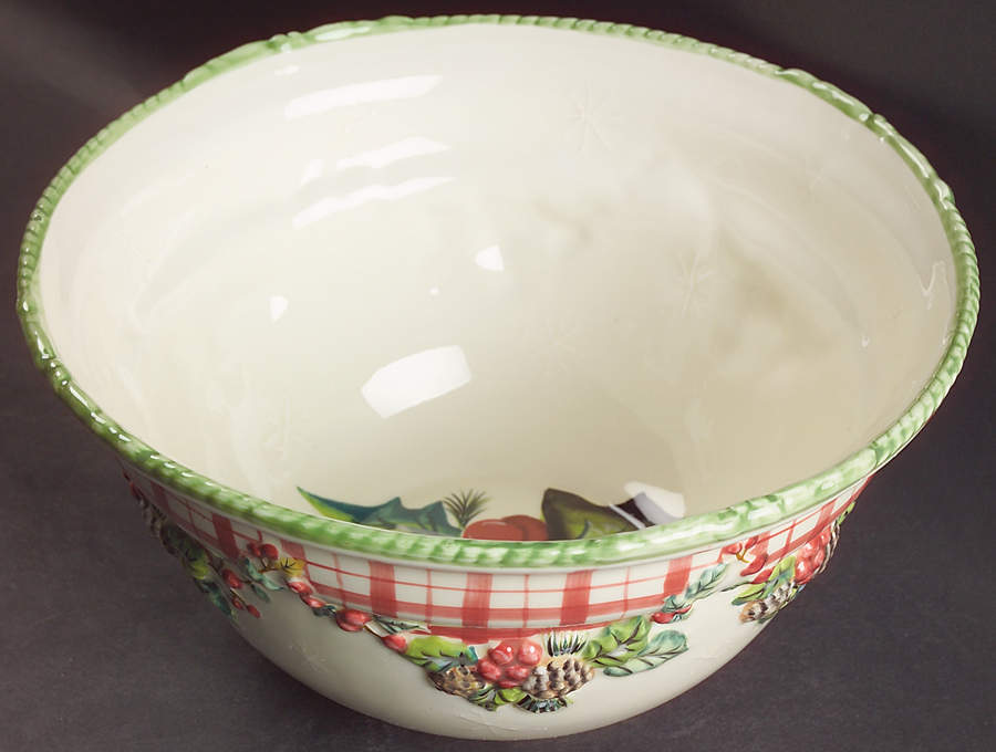 Winterland 10" Large Salad Serving Bowl by Tracy Porter-1