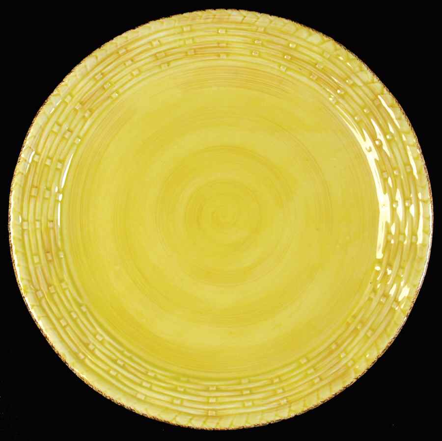 Cottage Rose Ivy (Yellow Green) Dinner Plate by Tracy Porter-1