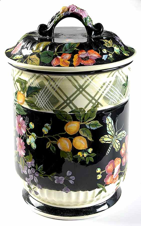 Jardiniere Large Canister & Lid by Tracy Porter-1