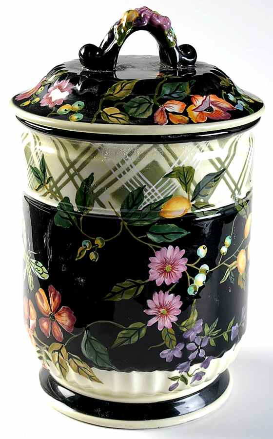 Jardiniere Medium Canister & Lid by Tracy Porter-1
