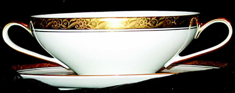 THO273 Flat Cream Soup Bowl & Saucer Set by Thomas-1