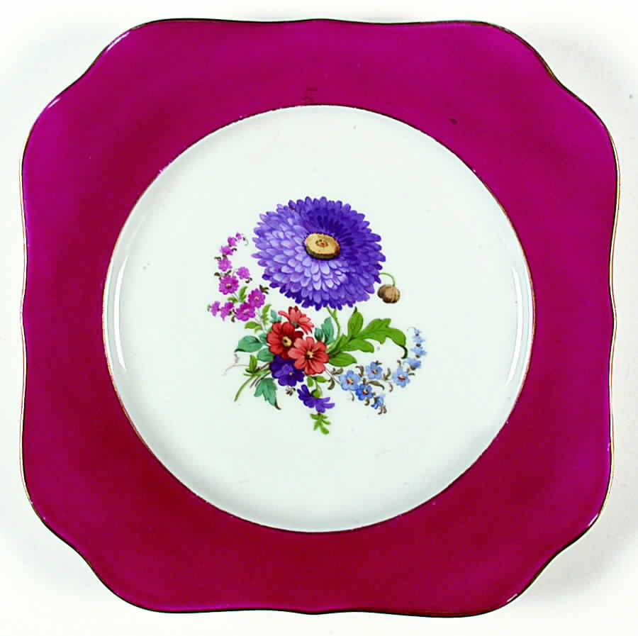 TIR325 Square Salad Plate by Tirschenreuth-1