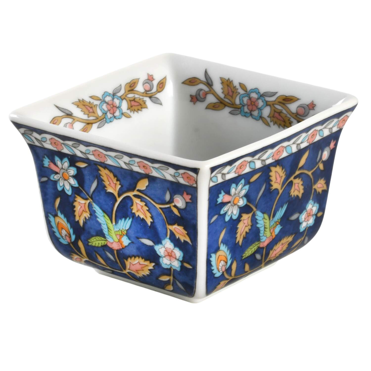 Silk Road 2" Square Nut Dish by Takahashi-1