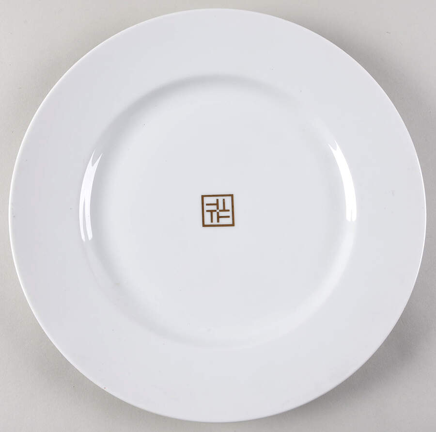TTU4 White Service Plate (Charger) by Taitu-1