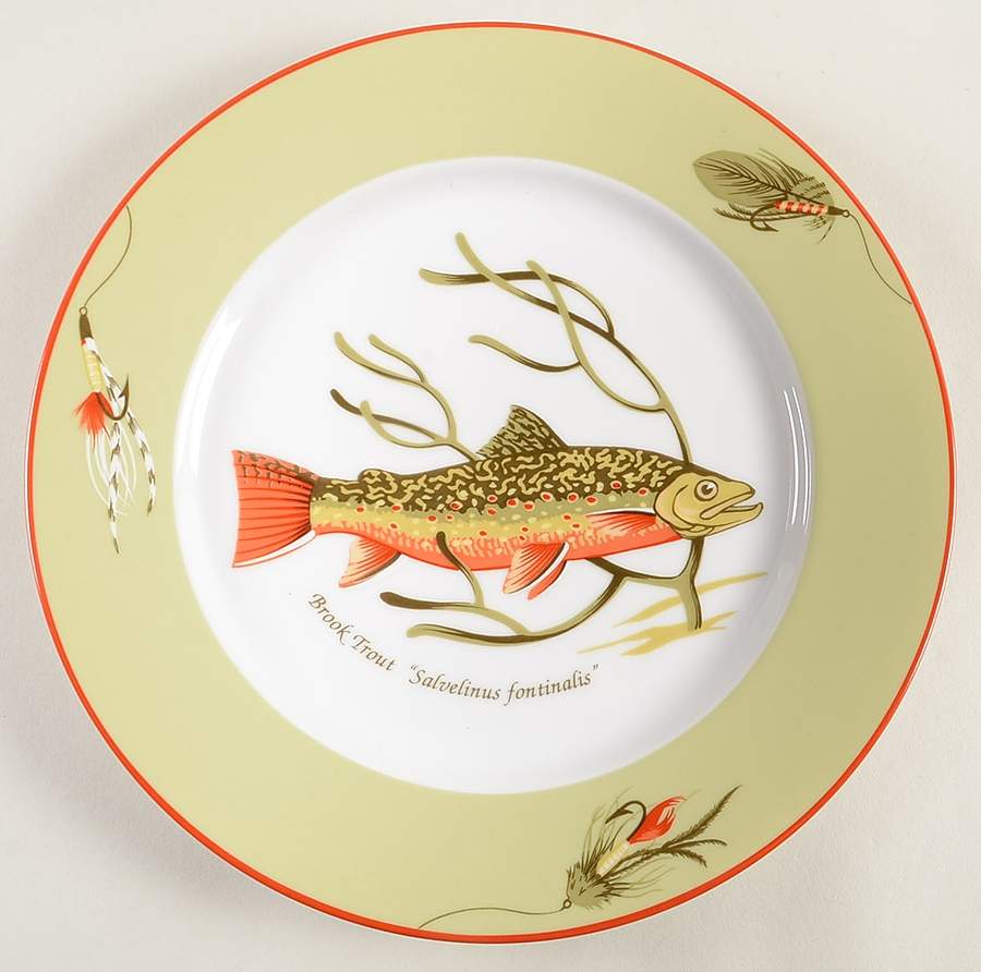 Tiffany Trout Dinner Plate by Tiffany-1