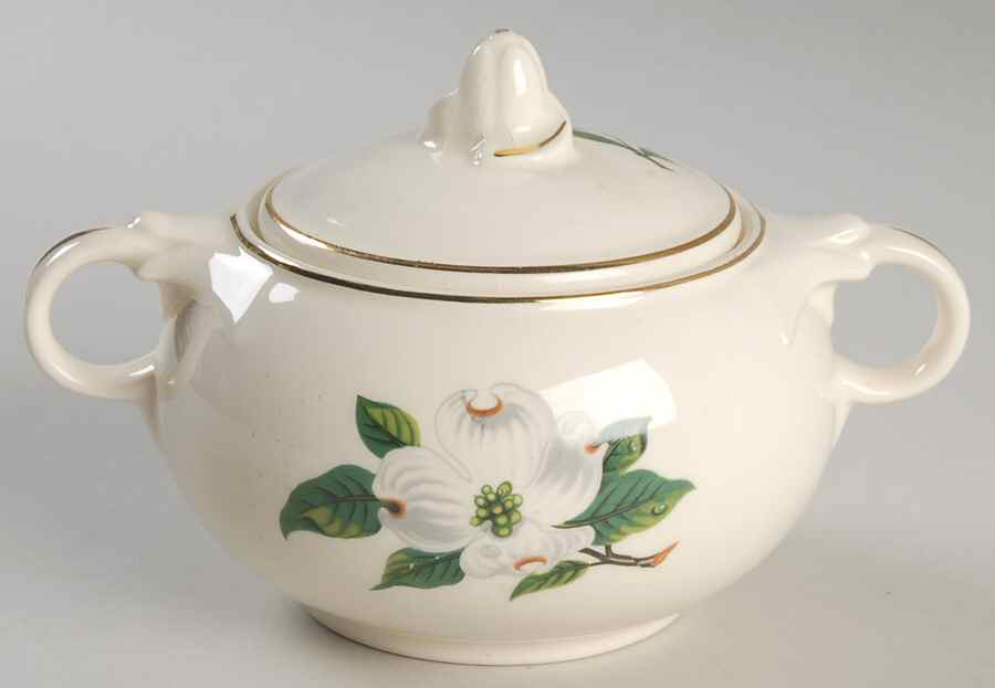 2230 Sugar Bowl & Lid by Taylor, Smith & Taylor (Ts&T)-1