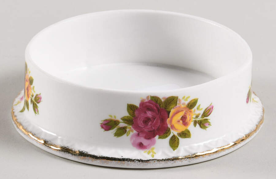 Cottage Rose Round Box No Lid by Taiwan-1