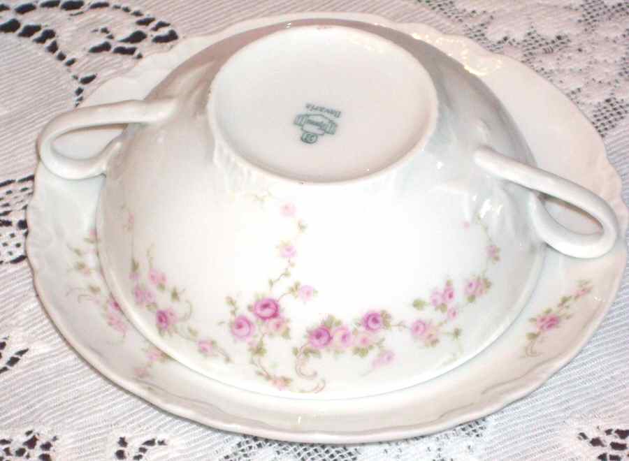 3385 (Scalloped) Flat Cream Soup Bowl & Saucer Set by Thomas-1