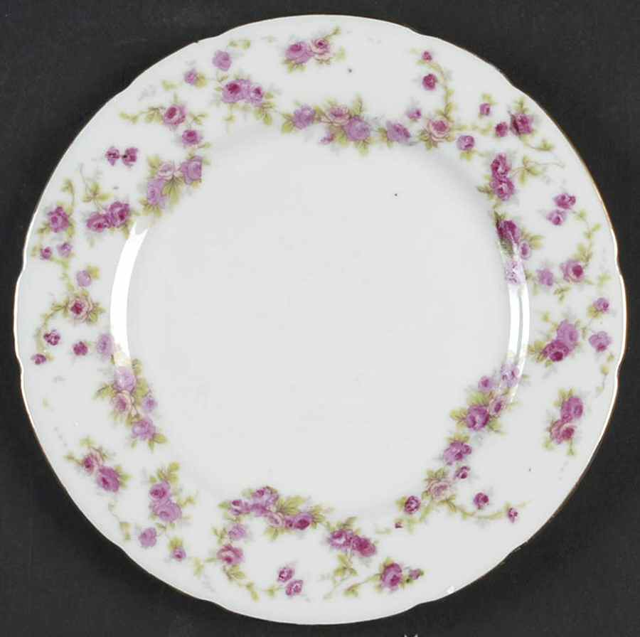 Bridal Rose (Scallop) Bread & Butter Plate by Thun-1