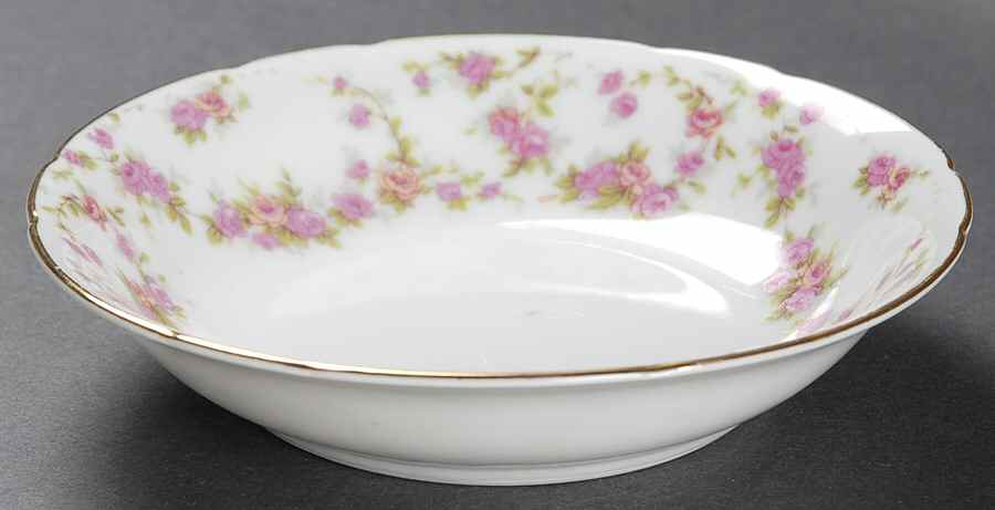 Bridal Rose (Scallop) Fruit/Dessert (Sauce) Bowl by Thun-1