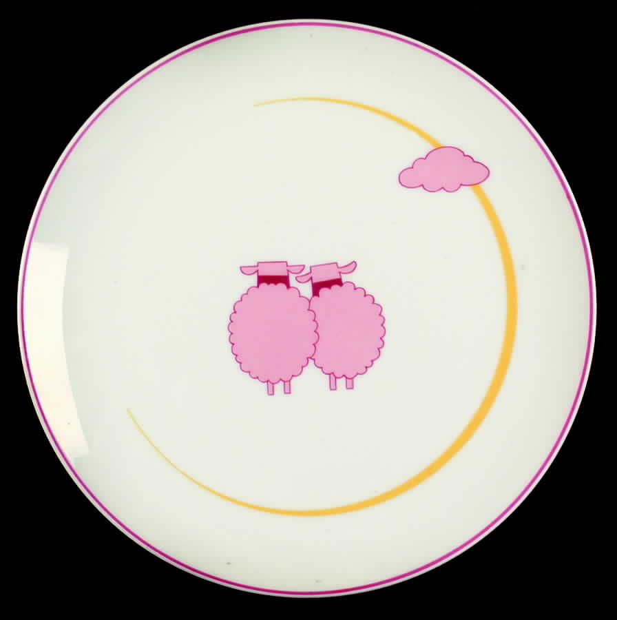 TOS14 (Sheep) Salad Plate by Toscany-1