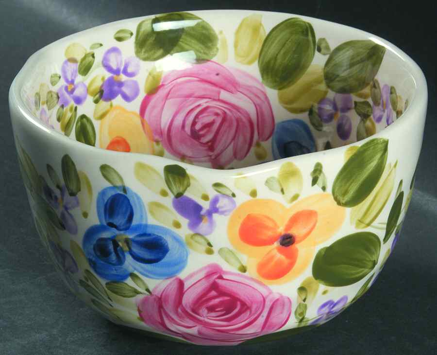 Mariam's Garden Coupe Cereal Bowl by Tabletops Unlimited-1