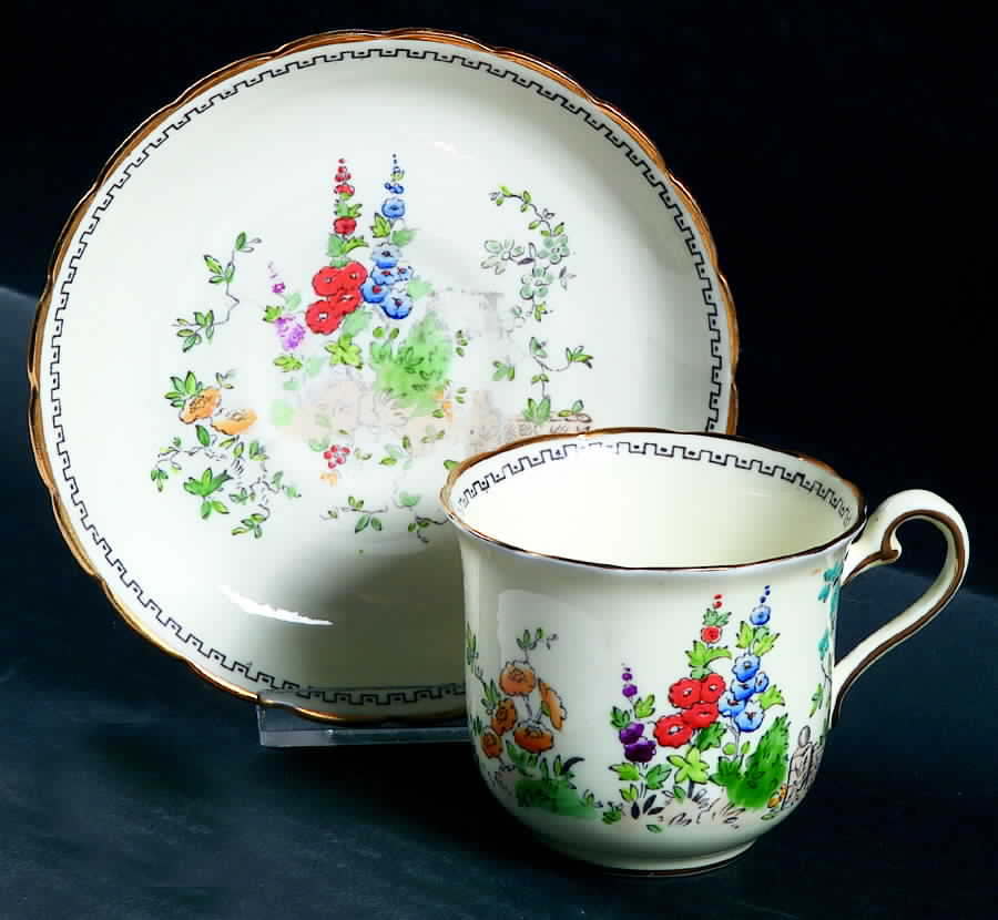 9816 Flat Cup & Saucer Set by Tuscan - Royal Tuscan-1