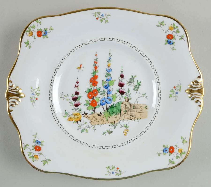 9816 Square Handled Cake Plate by Tuscan - Royal Tuscan-1