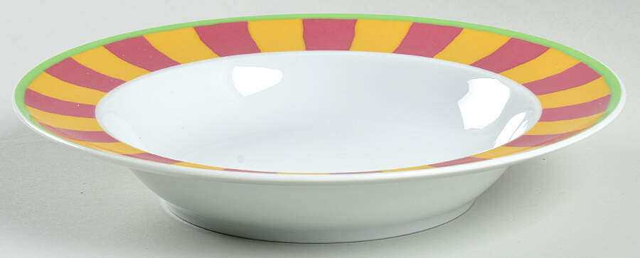 Stripes 3 Large Rim Soup Bowl by Thomas-1