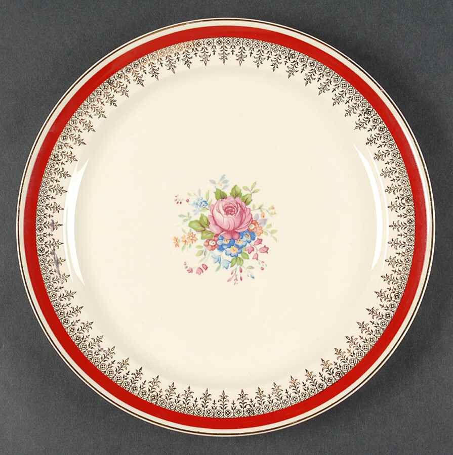 TST578 Dinner Plate by Taylor, Smith & Taylor (Ts&T)-1