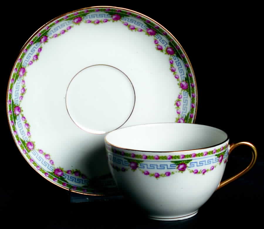 TRV383 Flat Cup & Saucer Set by Tressemanes & Vogt-1