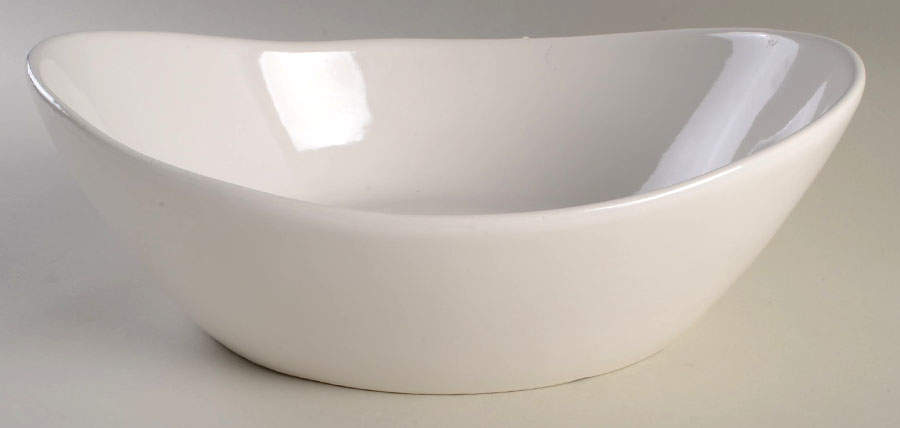 Blanc De Blanc 14" Large Salad Serving Bowl by Tabletops Unlimited-1
