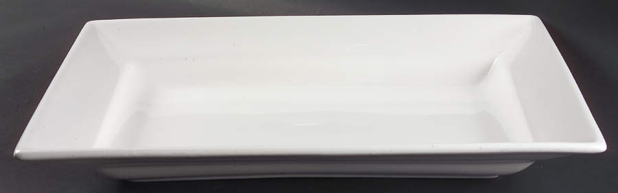 Blanc De Blanc 18" Rectangular Serving Platter by Tabletops Unlimited-1