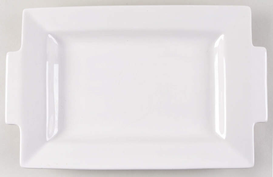 Blanc De Blanc 17" Handled Tray by Tabletops Unlimited-1