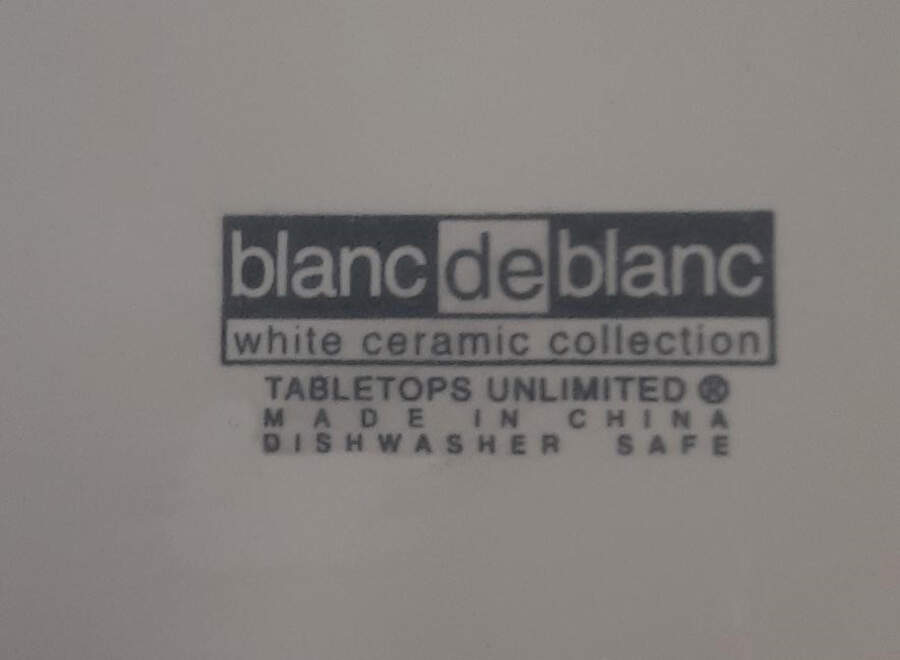 Blanc De Blanc 1 Piece Chip & Dip by Tabletops Unlimited-1
