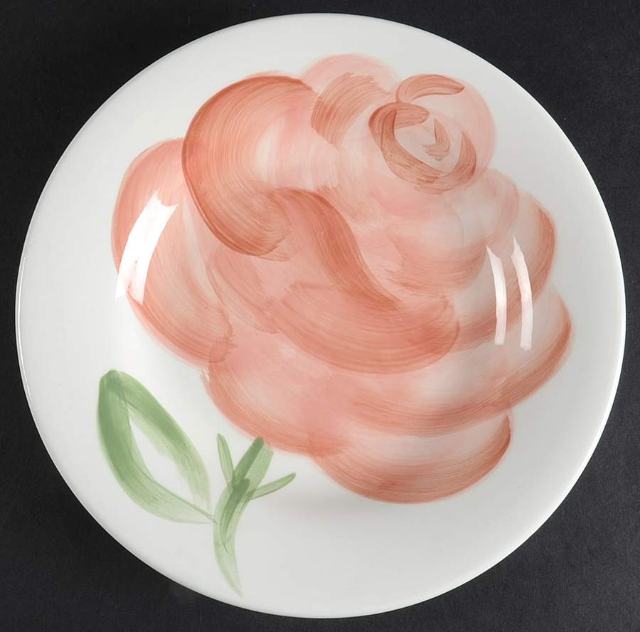 Blanc De Blanc Accent Salad Plate by Tabletops Unlimited-1