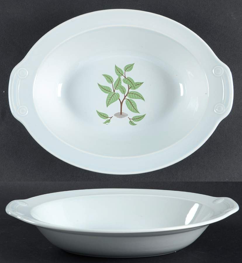 Coffee Tree (Luray) 10" Oval Vegetable Bowl by Taylor, Smith & Taylor (Ts&T)-1