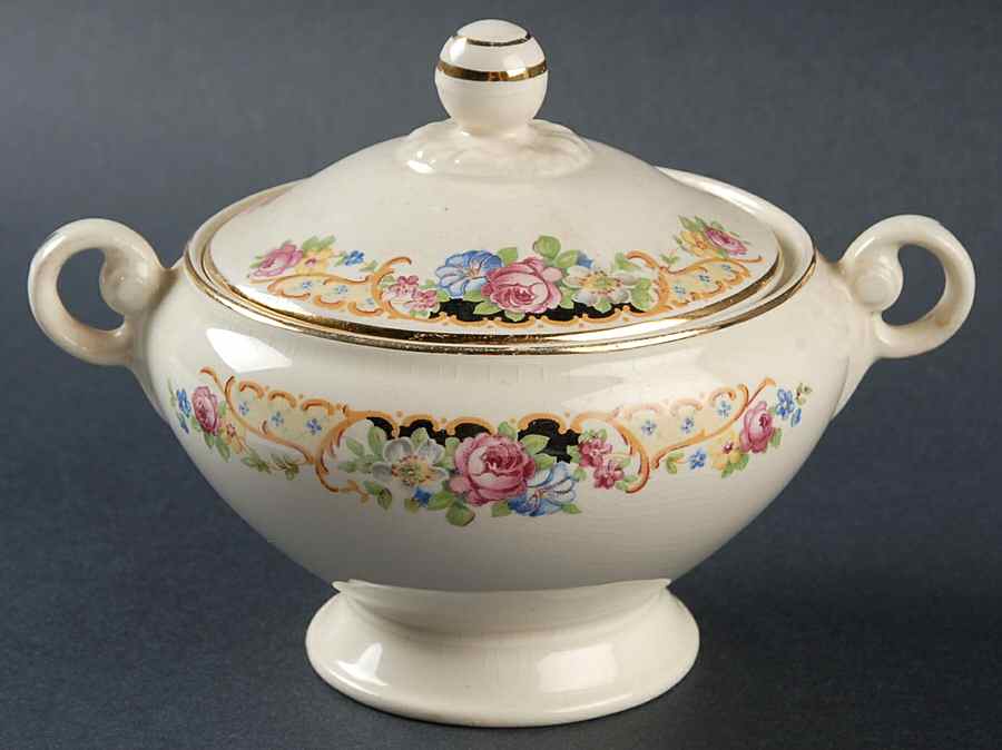 TST584 Sugar Bowl & Lid by Taylor, Smith & Taylor (Ts&T)-1
