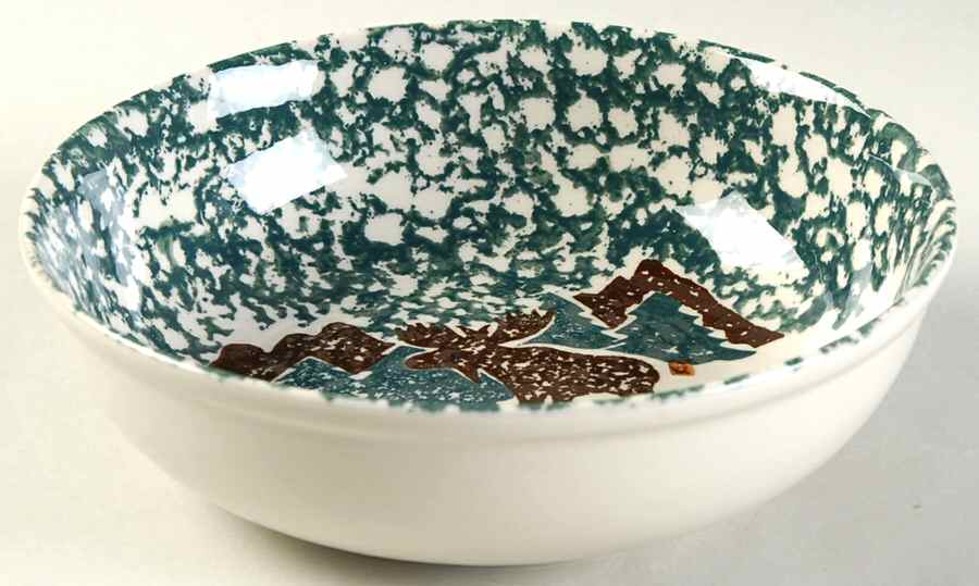 Woodland Moose Coupe Cereal Bowl by Tienshan-1