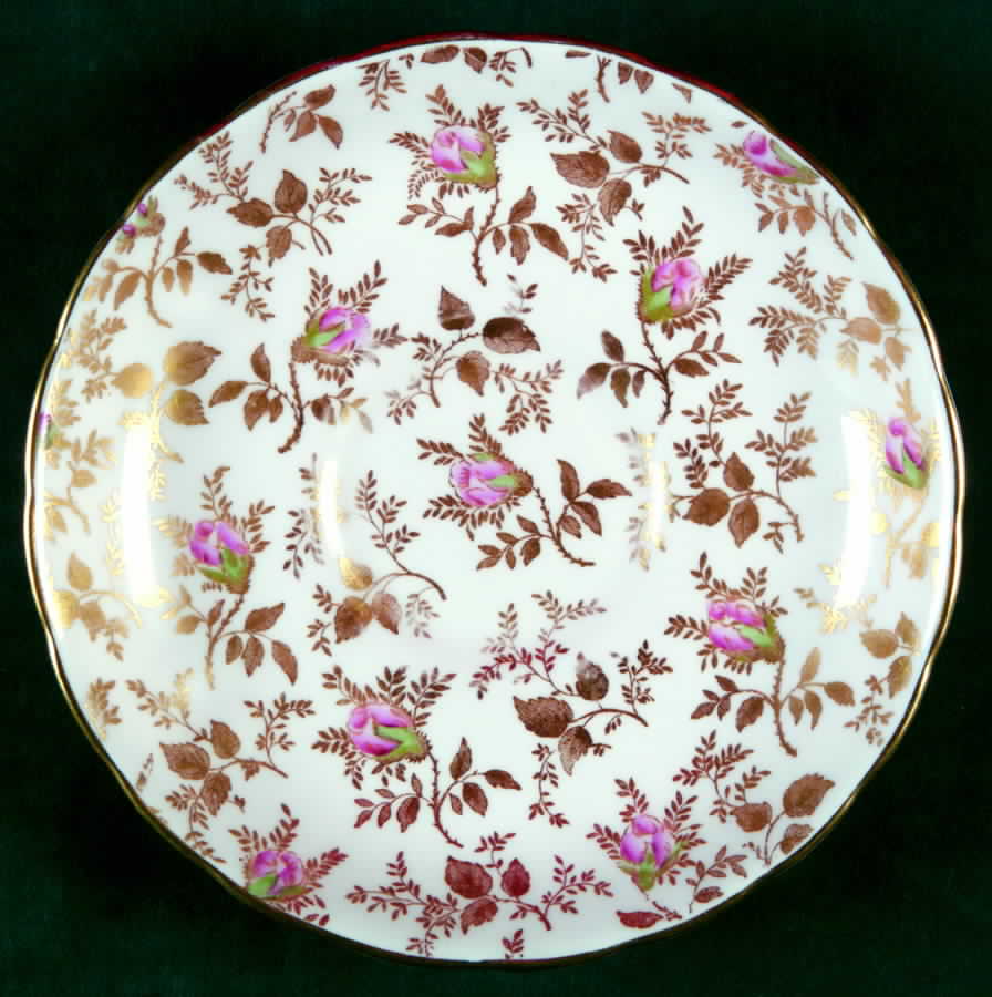 Du Barry Rose (Scalloped) Saucer by Tuscan - Royal Tuscan-1