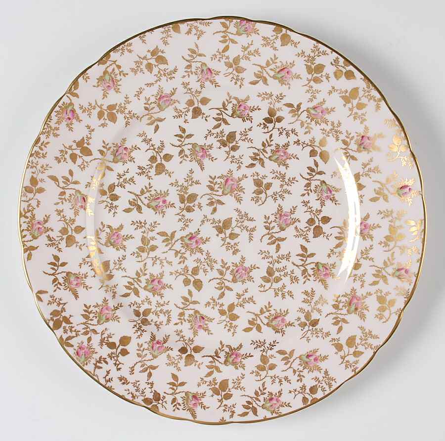 Du Barry Rose (Scalloped) Dinner Plate by Tuscan - Royal Tuscan-1