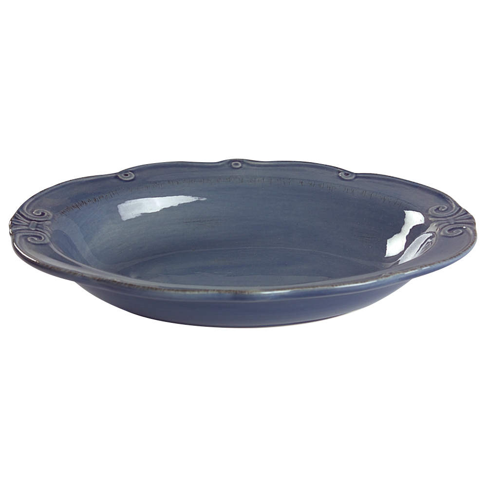 Auvignon   Blue 11" Oval Vegetable Bowl by Tienshan-1