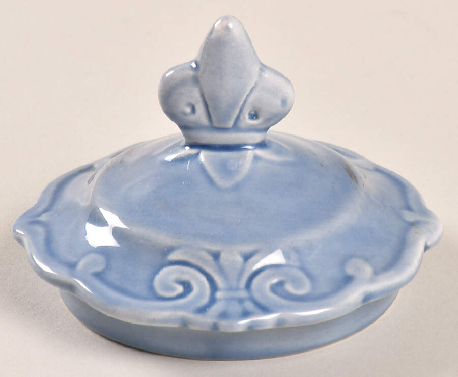 Auvignon   Blue Sugar Bowl No Lid by Tienshan-1