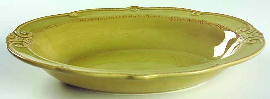 Auvignon Sage 11" Oval Vegetable Bowl by Tienshan-1