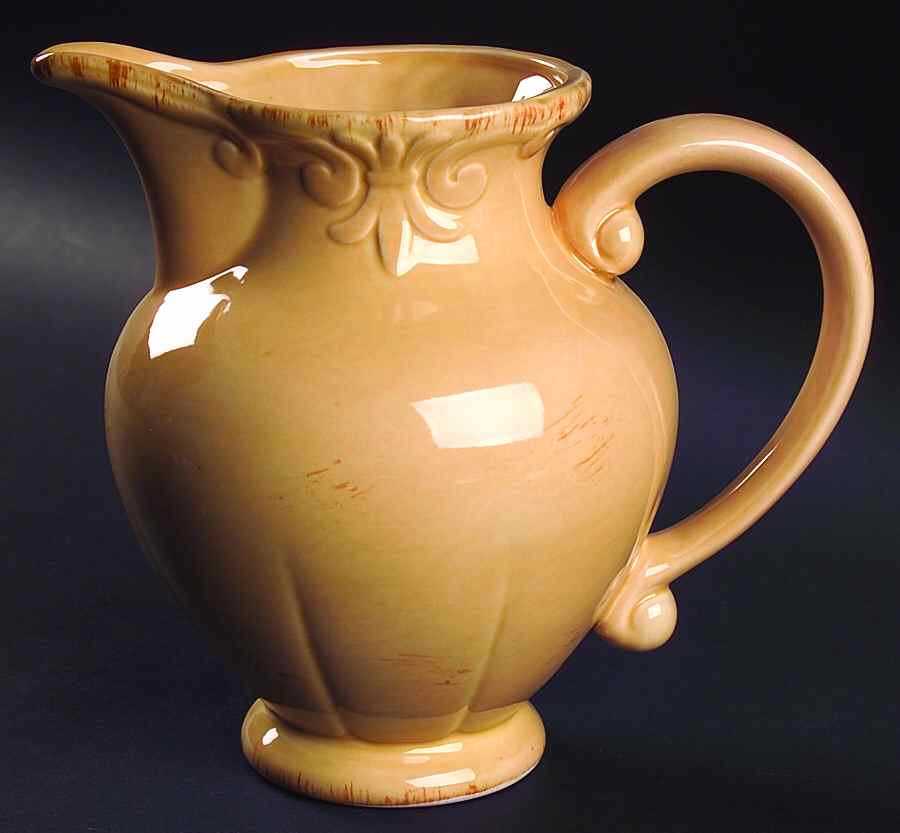 Auvignon Beige 46 Oz Pitcher by Tienshan-1
