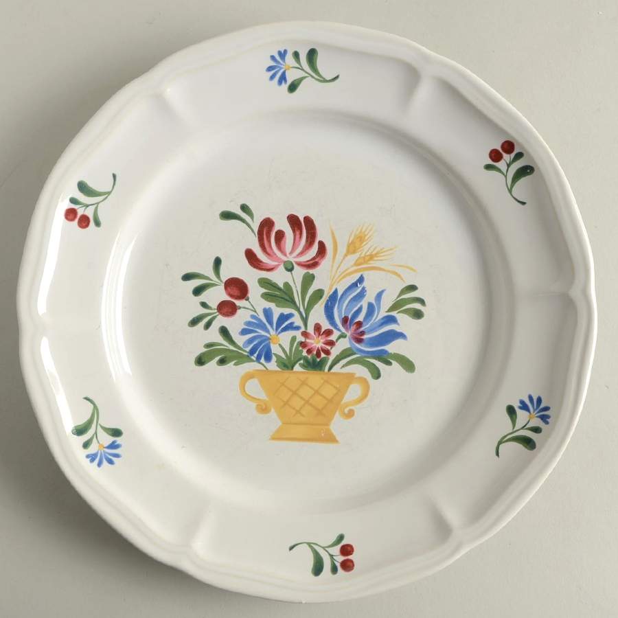 Provence Dinner Plate by Ten Strawberry Street-1