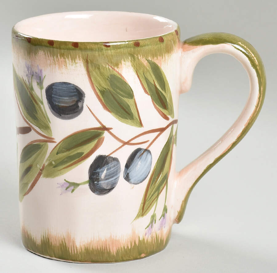 Olive Wreath Mug by Tabletops Unlimited-1