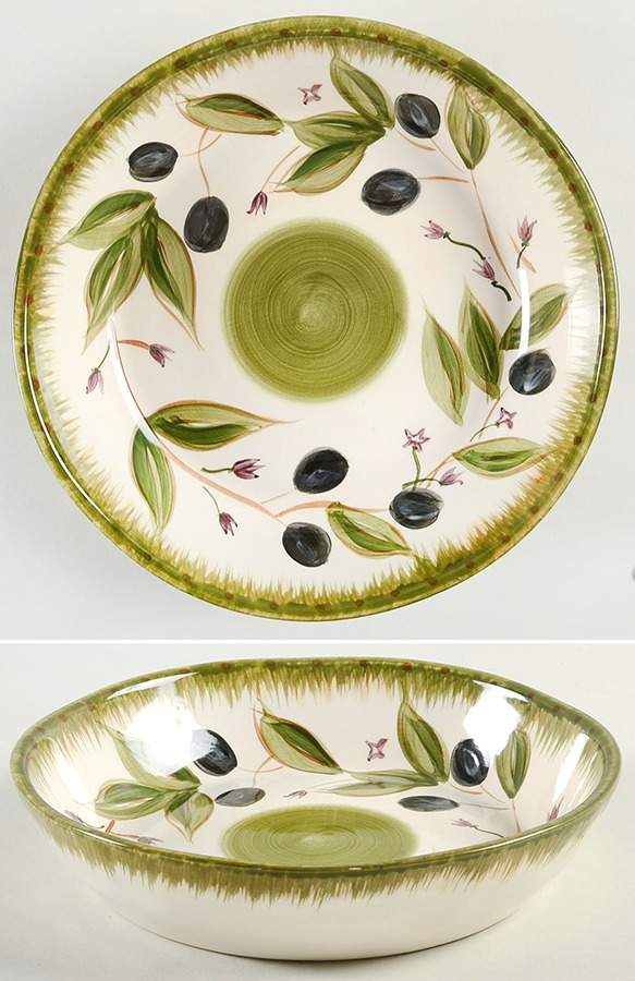 Olive Wreath Coupe Soup Bowl by Tabletops Unlimited-1