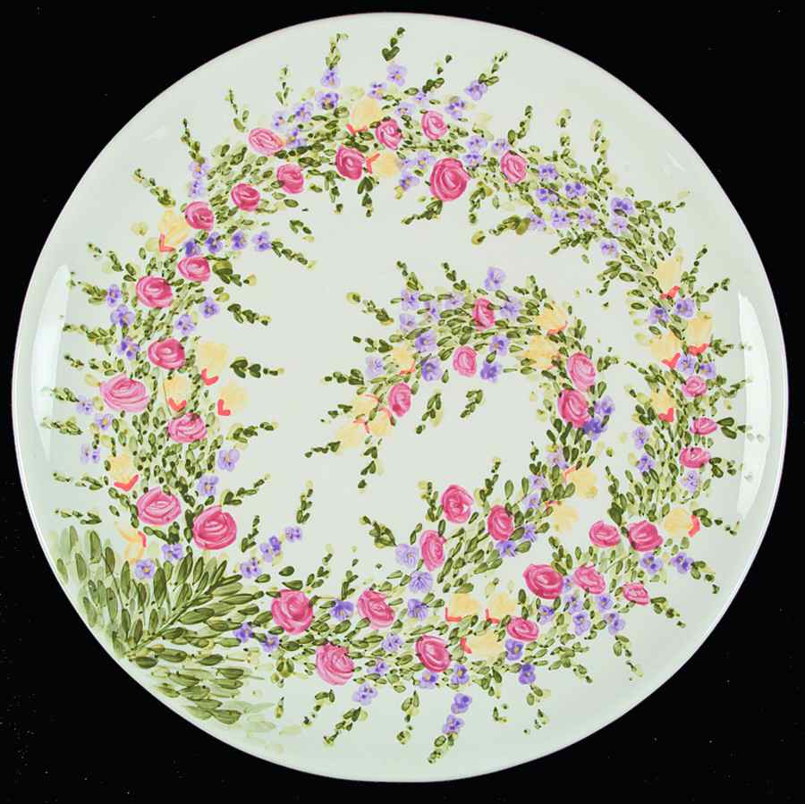 Spring Garden Dinner Plate by Tabletops Unlimited-1