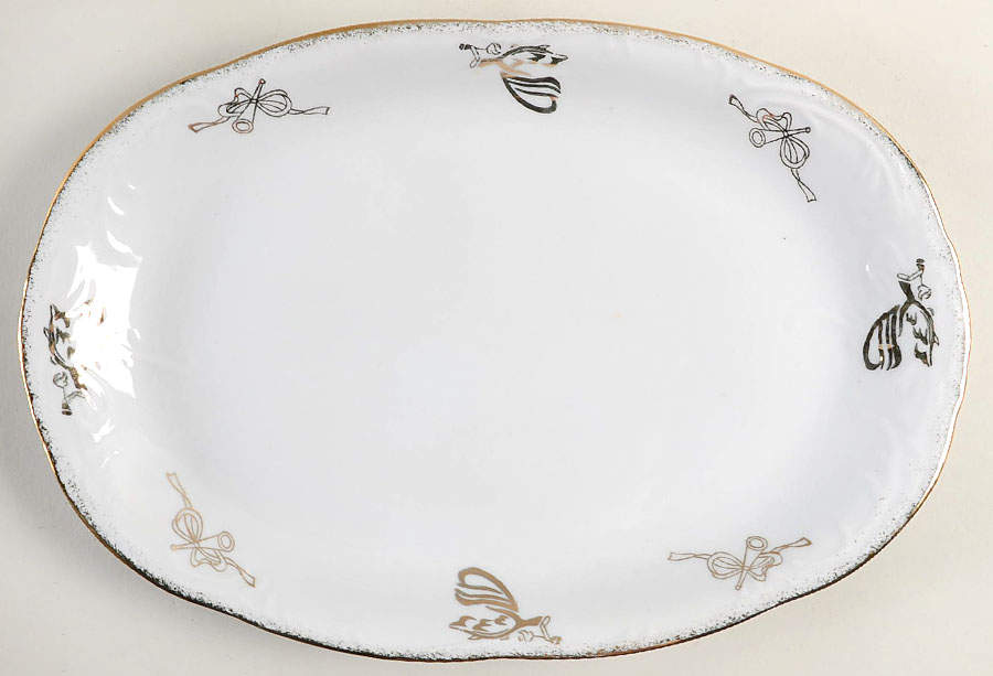 Gabrielle's Christmas 13" Oval Serving Platter by Tienshan-1