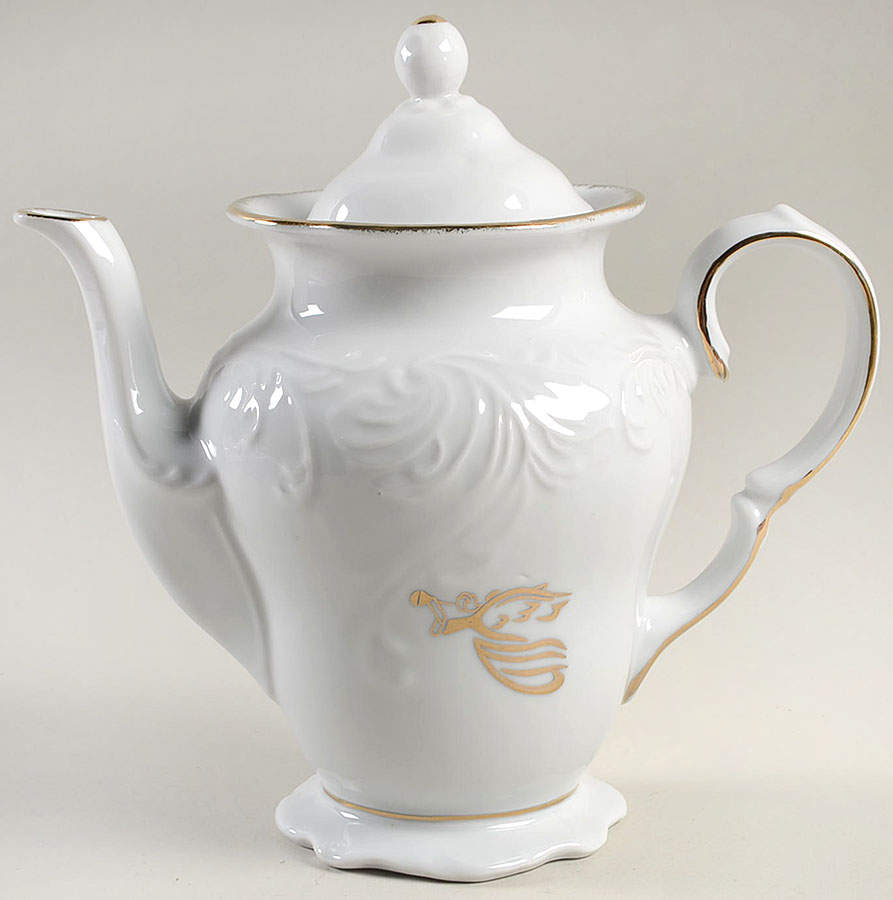 Gabrielle's Christmas Coffee Pot & Lid by Tienshan-1