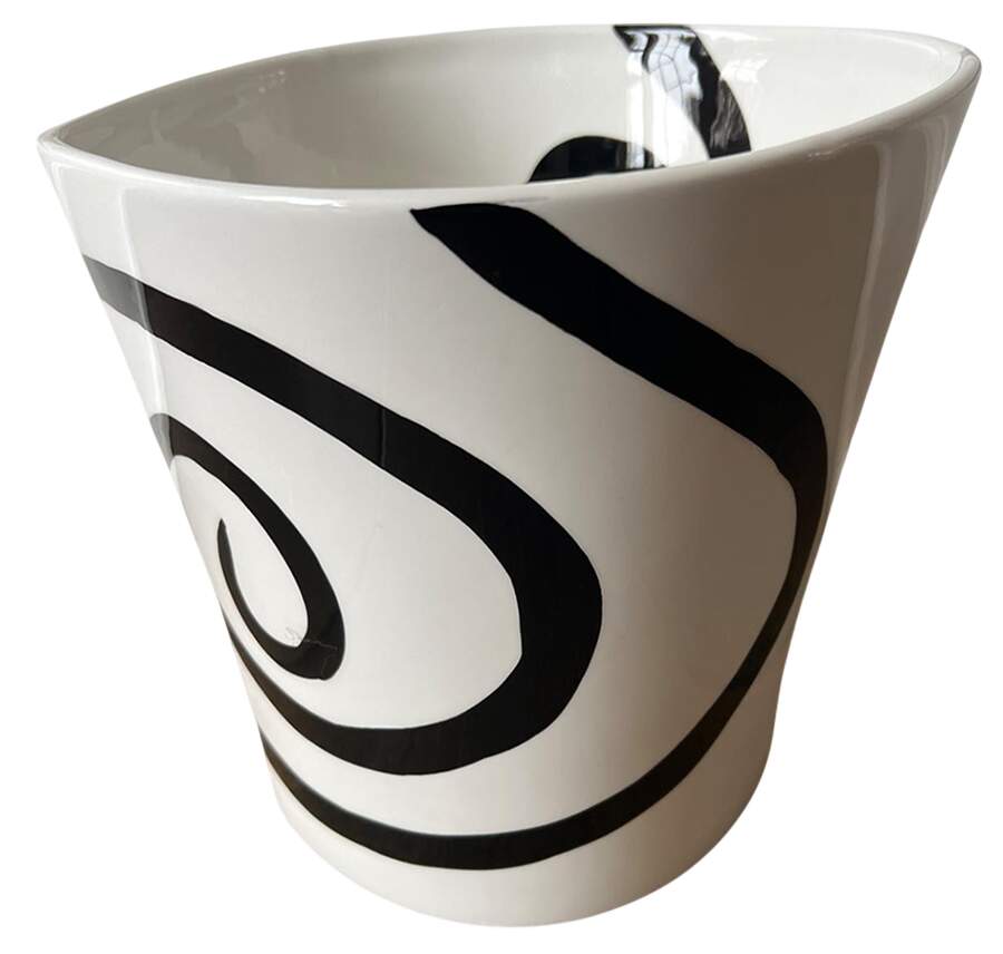 Urban Graffiti Spiral 7" Vase by Tabletops Unlimited-1