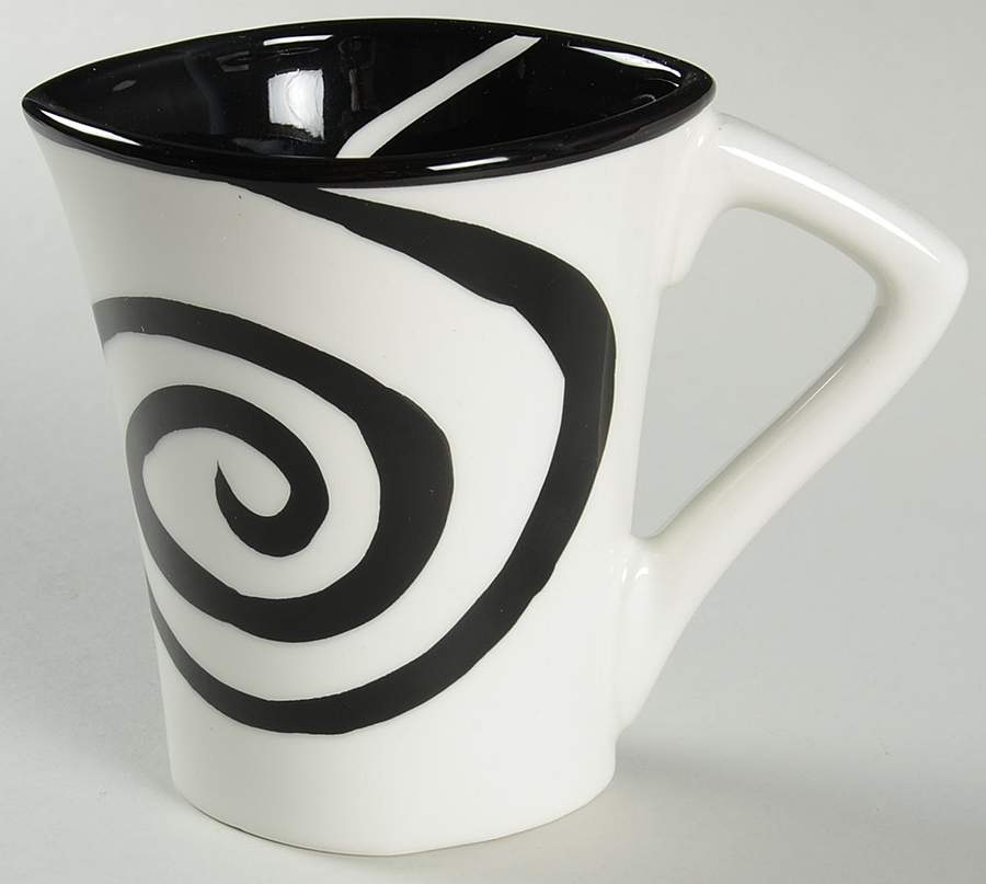 Urban Graffiti Spiral Flat Cup by Tabletops Unlimited-1