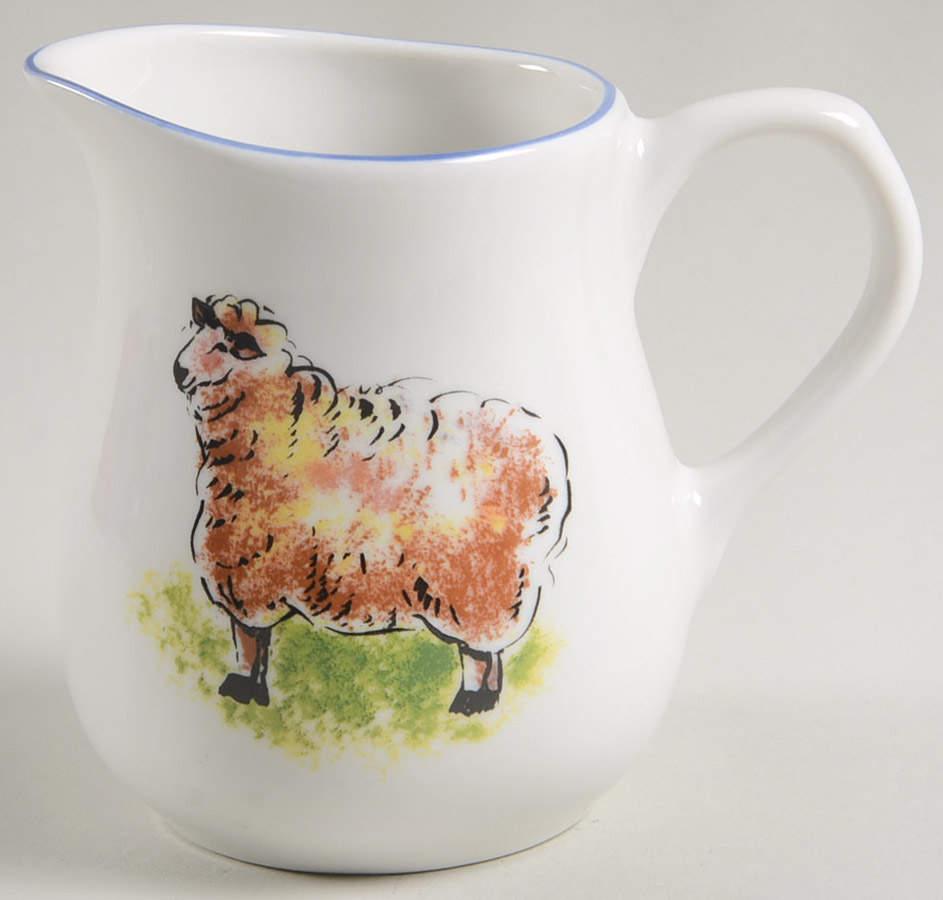 Country Barn Sheep Creamer by Tabletops Unlimited-1
