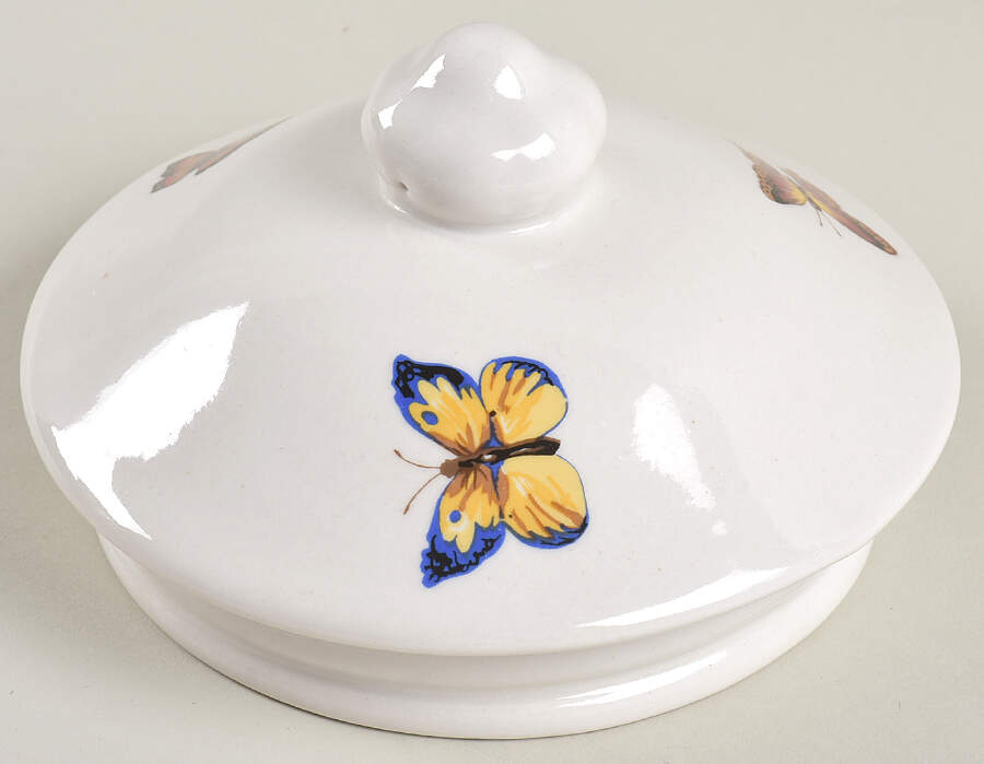Butterflies Lid for Extra Large Canister by Tabletops Unlimited-1