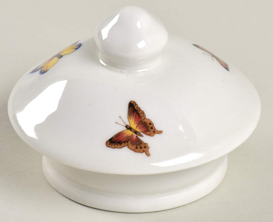 Butterflies Lid for Small Canister by Tabletops Unlimited-1