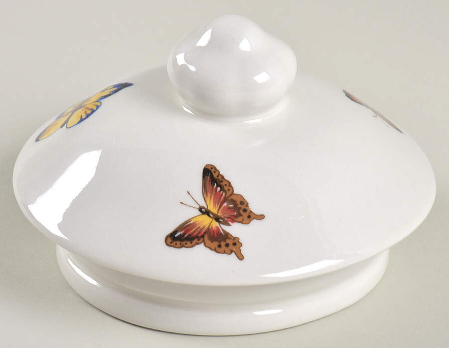 Butterflies Lid for Large Canister by Tabletops Unlimited-1