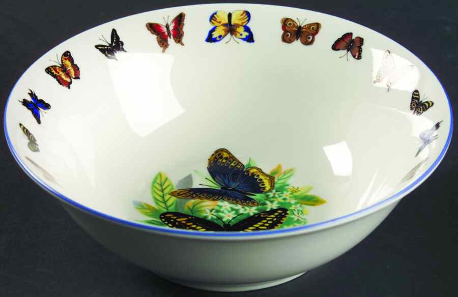 Butterflies Coupe Cereal Bowl by Tabletops Unlimited-1